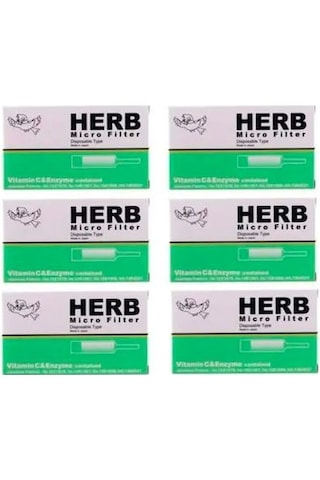 Herb Micro Filter Filtreli Ağızlık 10'lu x 6 Paket