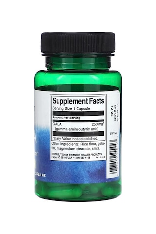 Swanson Gaba 250 Mg 60 Capsules