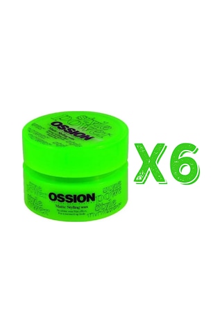 Ossion Saç Şekillendirici Mat Wax 100 Ml 6 Adet