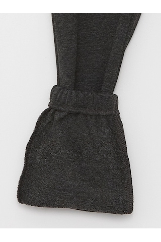 LC Waikiki Lcw Kids Antrasit Beli Lastikli Baskılı Kız Çocuk Jogger Eşofman Altı Anthracıte Melan