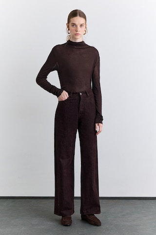 Manuka Studıo Denim Pantolon Kahverengi Aw25pnt00016-122 Kahverengi