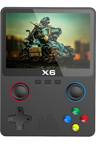 Cbtx X6 HD 3.5'' Ekran El Oyun Konsolu Dahili Video Oyunları Makinesi Çift Joystick