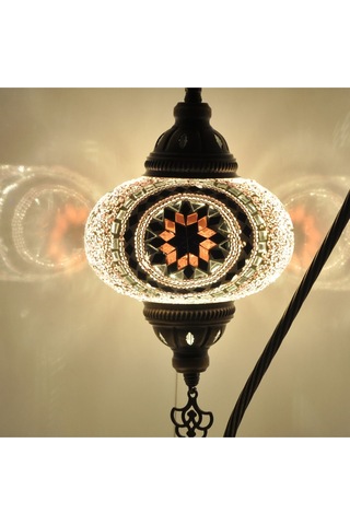 Osmanlı Mozaik Lamba Gece Lambası Abajur Doğum Günü Hediyesi Pembe