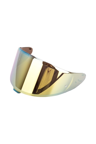 Symbee Z8 Kask İçin Anti-uv, Anti-bulutlanma Ve Kırılmaya Dayanıklı Değiştirme Gözlüğü - Altın Renkli Pc Malzeme