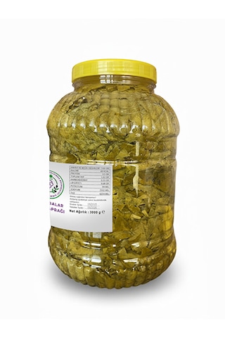 Ss Kabalar Tarımsal Kalkınma Kooperatifi Çal Kabalar Salamura Yaprak 3 KG