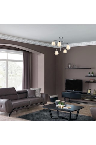 Palmela 5 Lı Krom Plafonyer 5xe27 Çok Renkli