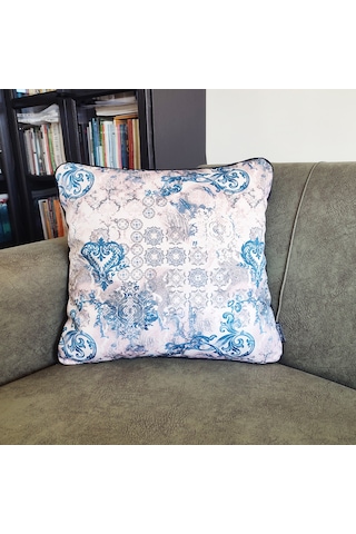 Ju Yaratıcı Tasarım Biyeli Yastık Kırlent Kılıfı Desenlii 45 x 45