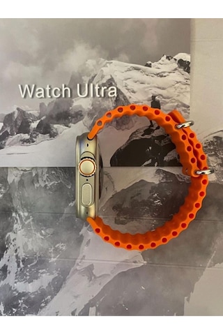 Mega Aksesuar New Gs Ultra 8 Akıllı   Saat Vidalı Kasa 49M