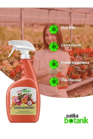 1 Lt Çiçeklendirici- Süs Bitkileri İçin - Yapraktan 1 L