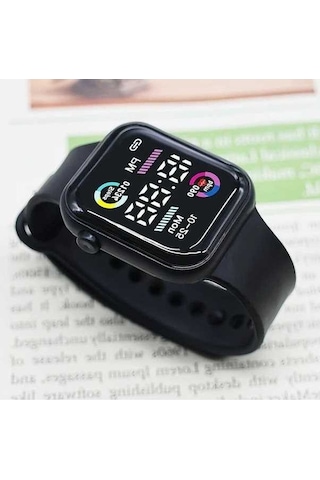 Trendooze Cloud011 Pembe Işıklı Spor Kol Saati Elektronik Analog Dijital Pembe Pembe