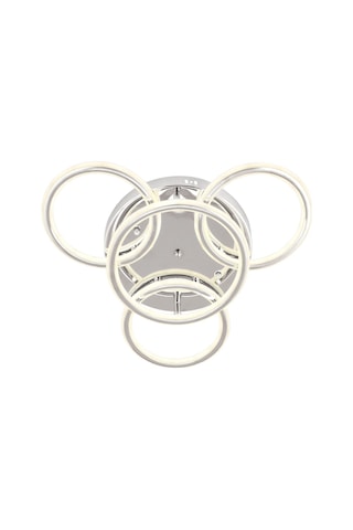 Eksen Krom 3+1 Kumandalı Ve Dimerli Beyaz, Sarı, Gün Işığı Ledli Plafonyer Avize Sb-ld-504 Krom