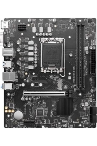 Msı Pro H610m-e Ddr4 3200mhz 1xvga 1xhdmı 1xm.2 Usb 3.2 Matx 1700p 12. / 13. Ve 14. Nesil İşlemci Uyumlu