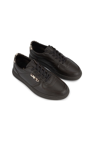 Tamer Tanca Kadın Hakiki Deri Kahverengi Sneakers & Spor Ayakkabı 849 26031 Bn Ayk Sk26-27 Kahve Nappa