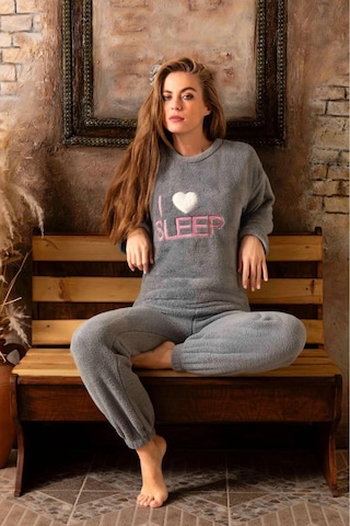 Charme Kadın Kışlık Peluş Pijama Takımı K-200-494 - 1 Adet 001