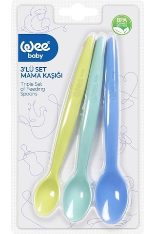 Wee Baby 3Lü Mama Kaşığı Seti Çok Renkli