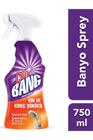Cillit Bang Yağ ve Kir Sökücü Sprey 750 ML + Kir ve Kireç Sökücü Sprey 750 ML