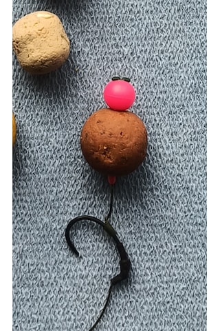 Boilili Sazan Rig Takımı Amino Ciğer 18 Mm Boili