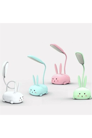 Akrobatik Şarjlı Tavşan Masa Lambası Yeşil