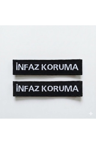 İnfaz Koruma Pantolon Yazısı 2 Adet - Arkası Cırtlı Çok Renkli