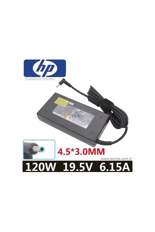 Hıpro - Hp Uyumlu 19.5v 6.15a 120w 4.5 3.0mm Notebook Adaptör Mavi Uc /  Üretici
