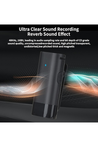 Teltree İos Arayüzlü Kablosuz Kolluk Mikrofonu - İki Alıcı, Şarj Kutusu İle, Gürültü Engelleme, Canlı Yayın Ve Röportaj İçin