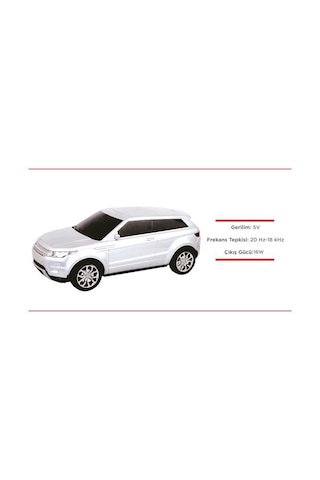 Torima D88 Bluetooth Hoparlör Suv Araba Tasarımlı 16w Fm Usb Selfie Speaker Beyaz