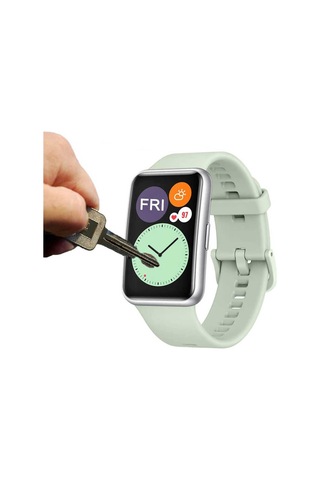 Huawei Watch Fit 2 PMMA Pet Saat Full Ekran Koruyucu