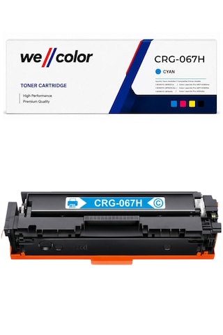 Canon Crg-067h Mavi Cyan Muadil Toner Canon İ-sensys Lbp631cw, Lbp633cdw, Mf651cw, Mf655cdw, Mf657cdw Uyumlu Canon Crg-067h Mavi Cyan Muadil Toner Canon İ-sensys Lbp631cw, Lbp633cdw, Mf651cw, Mf655cdw, Mf657cdw Uyumlu