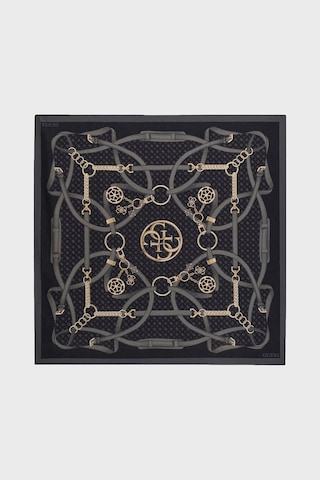 Guess Desenli 120 X 120 Cm Eşarp Aw5679pol03 Kadın Eşarp Aw5679 Pol03 Bla Siyah