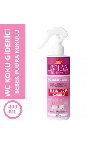 Evtan Life&home Bebek Pudra Kokulu Wc Koku Giderici 400 Ml