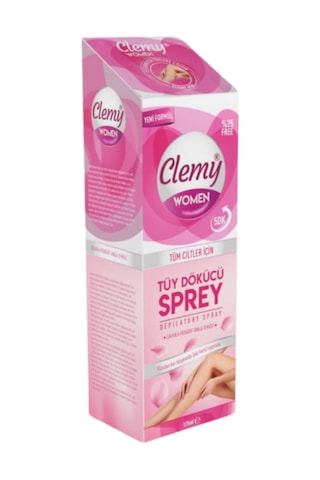 Clemy Women 5 Dk Tüy Dökücü Sprey Tüm Ciltler İçin 100 Ml