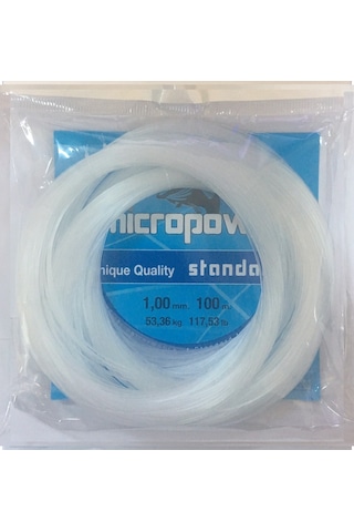 Mıcropower Standard 100mt Byz Poşet Misina 1,00 mm Mıcropower Standard 100mt Byz Poşet Misina 1,00 mm