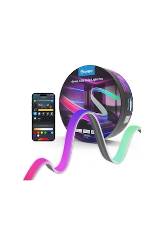 Govee Cob Led Şerit Işık Pro Akıllı Aydınlatma Sistemi Çok Renkli 3 Metre