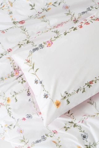 Cotton Box Modeline Çift Kişilik Nevresim Takımı Trellis Pembe Çok Renkli