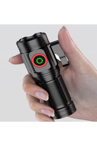 Powerdex Pd-7007 15 Watt Mıknatıslı Mini Şarjlı El Feneri Siyah