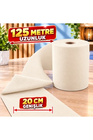125 Metre Krem Tela Kumaş Krem Süsleme Kumaşı Krem Elyaf Süsleme Tülü Krem Yılbaşı Süsleme Tülü