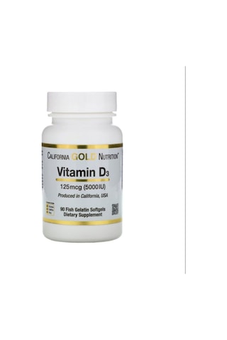 California Gold Nutrition Vitamin D3 Vitamin 125 Mcg 5.000 IU 90 Softjel