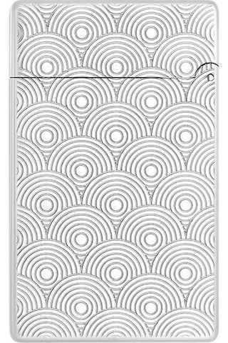 S.t. Dupont Initial Guilloche Gümüş Daire İşlemeli Puro Çakmağı 20844