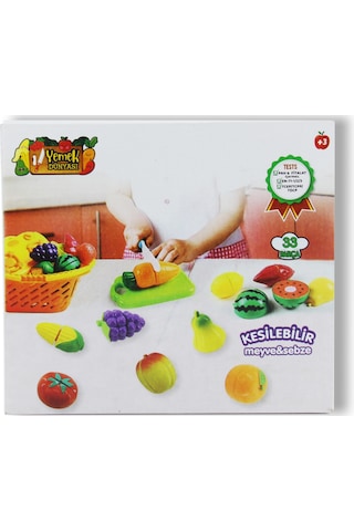 Birlik Oyuncak 33 Pcs Kesilebilen Sebze ve Meyve Dünyası