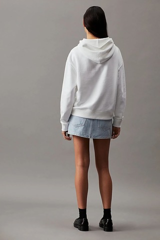 Kadın Hero Logo Hoodıe Sweatshirts Bright White