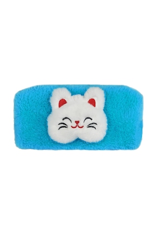 Yumuşak Peluş Kalemlik Mavi
