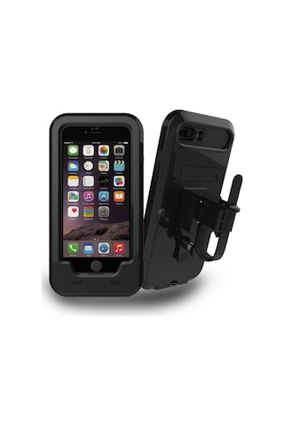 Iphone 7 / 8 Plus Su Geçirmez Motosiklet Bisiklet Telefon Tutucu Standart