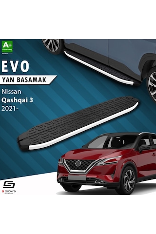 Nissan Qashqai 3 Evo Aluminyum Yan Basamak 173 Cm 2021 Üzeri