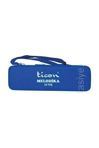 Ticon 32 Tuşlu Çantalı Melodika Mavi Renk