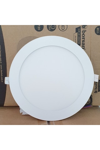 Borled12W Yuvarlak Sıva Altı Led Panel 3000K -Günışığı..