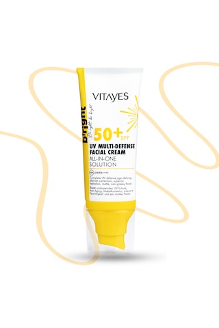 Vitayes Yüksek Koruyucu Yüz Güneş Kremi SPF50+ 50 ML