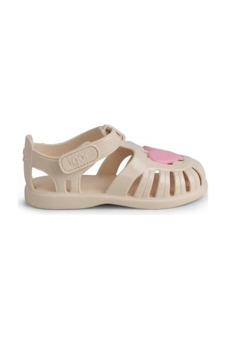 Igor İgor Bb364-079 Tobby Gloss Love Kız Çocuk Sandalet Bej 19-28