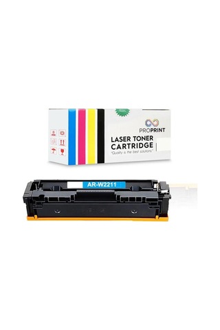 Hp 207X-W2211X 2.450 Sayfa Çipsiz Mavi Uyumlu Toner-M255Nw