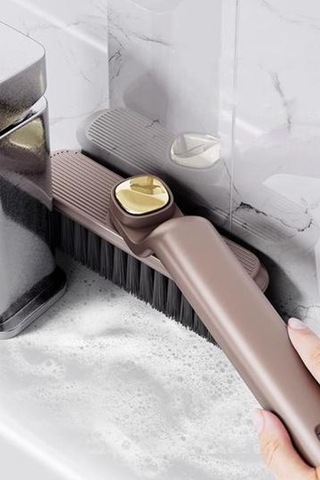 Thentech 360 Derece Dönebilen Derz Temizleme Fırçası Banyo Klozet Tuvalet Temizleme Fırçası