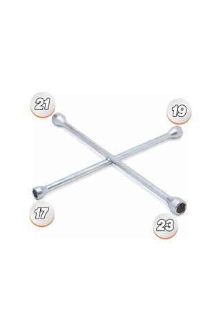 Krt-1130 Krom Bijon Kolu 4'lü Büyük Boy 17-19-21-23 Mm